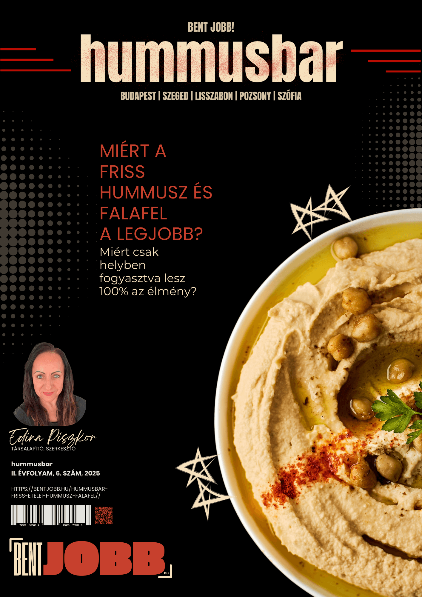 Hummusz és falafel a hummusbarban - II. évfolyam, 6. szám, 2025.