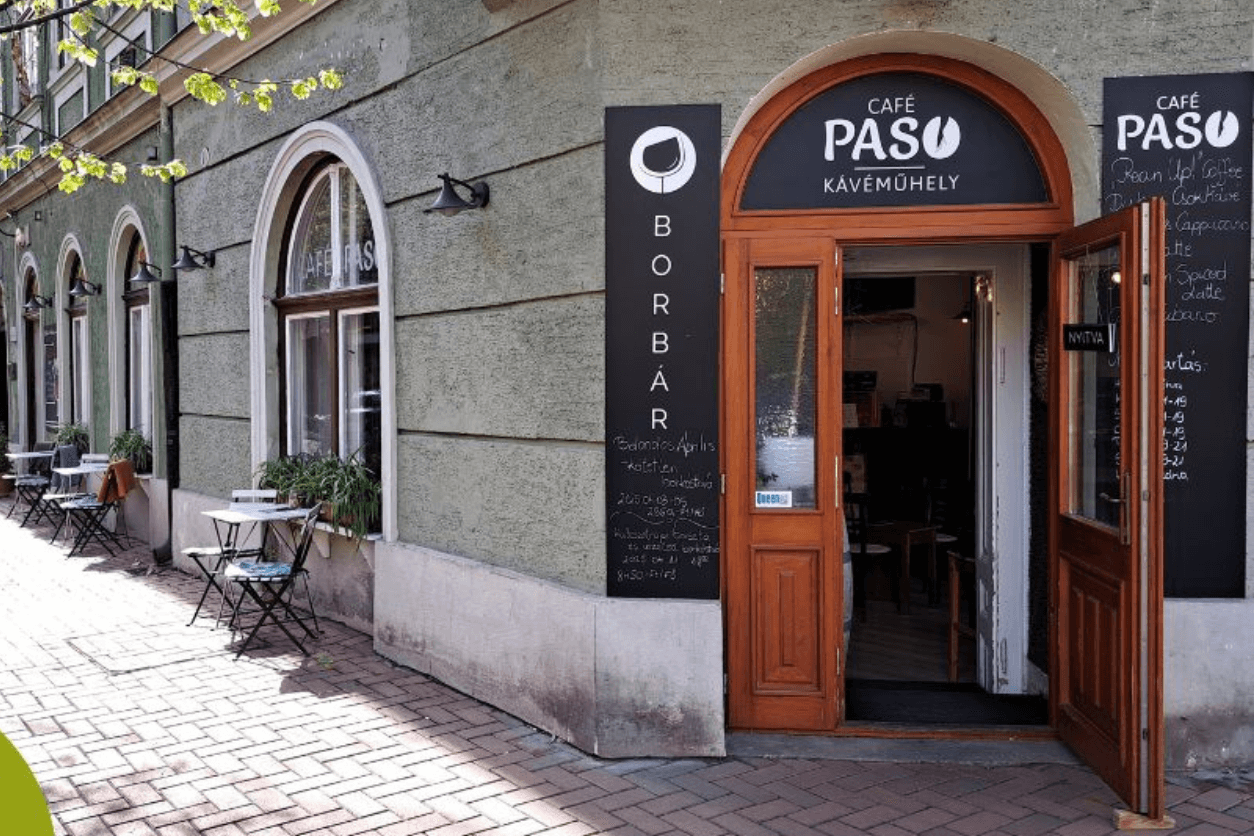 Szegedi Degusztációs Menüsor Queen Code applikációval: Café Paso Gutenberg
