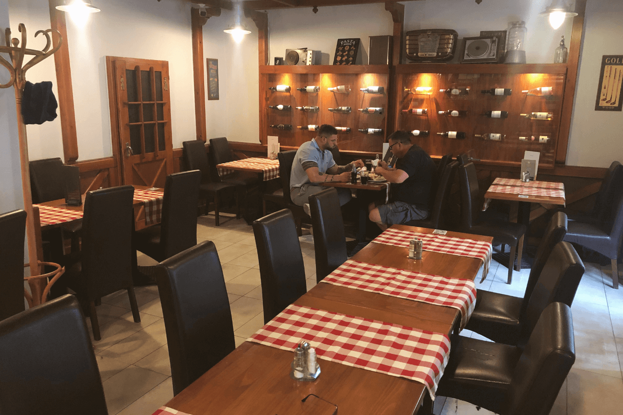Budapest 7. kerület degusztációs menüsor Queen Code applikációval: Don Corleone Étterem Pizzéria